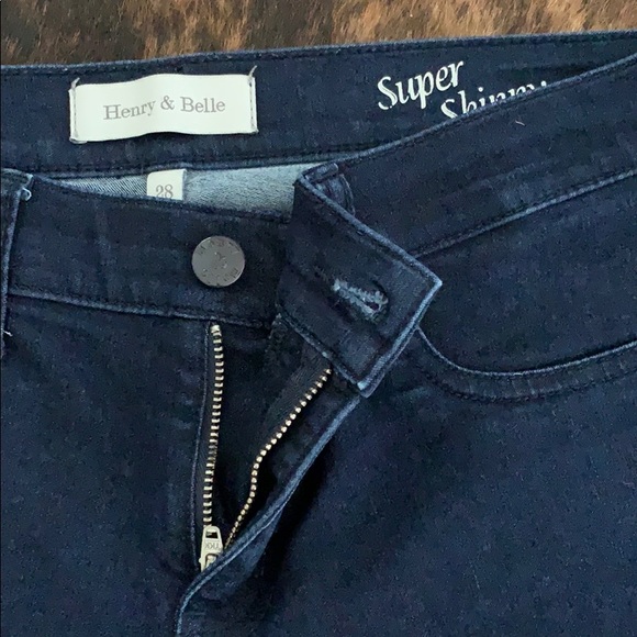 Henry and Belle Super Skinny Dark Jeans - Sz 28 - Picture 3 of 4
